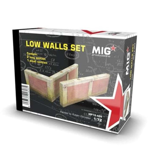 AK Interactive MIG Productions - Low Walls Set
