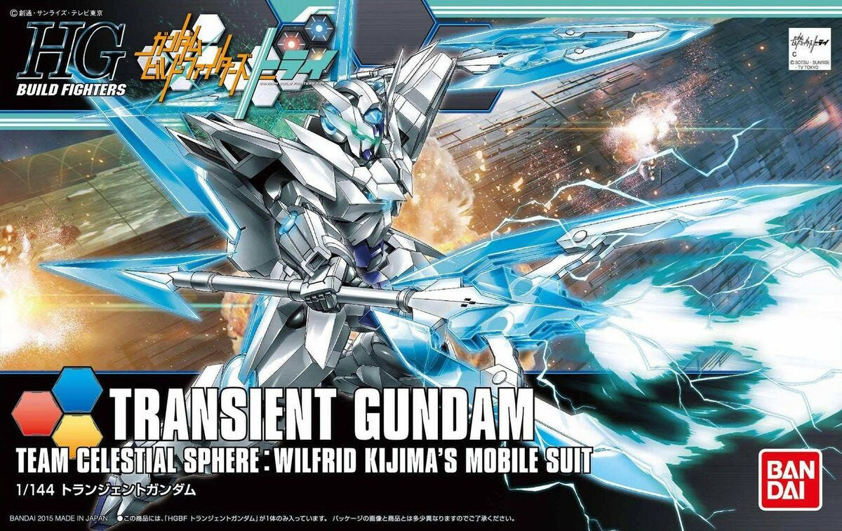 Bandai HGBF 1:144 Transient Gundam - MK55441