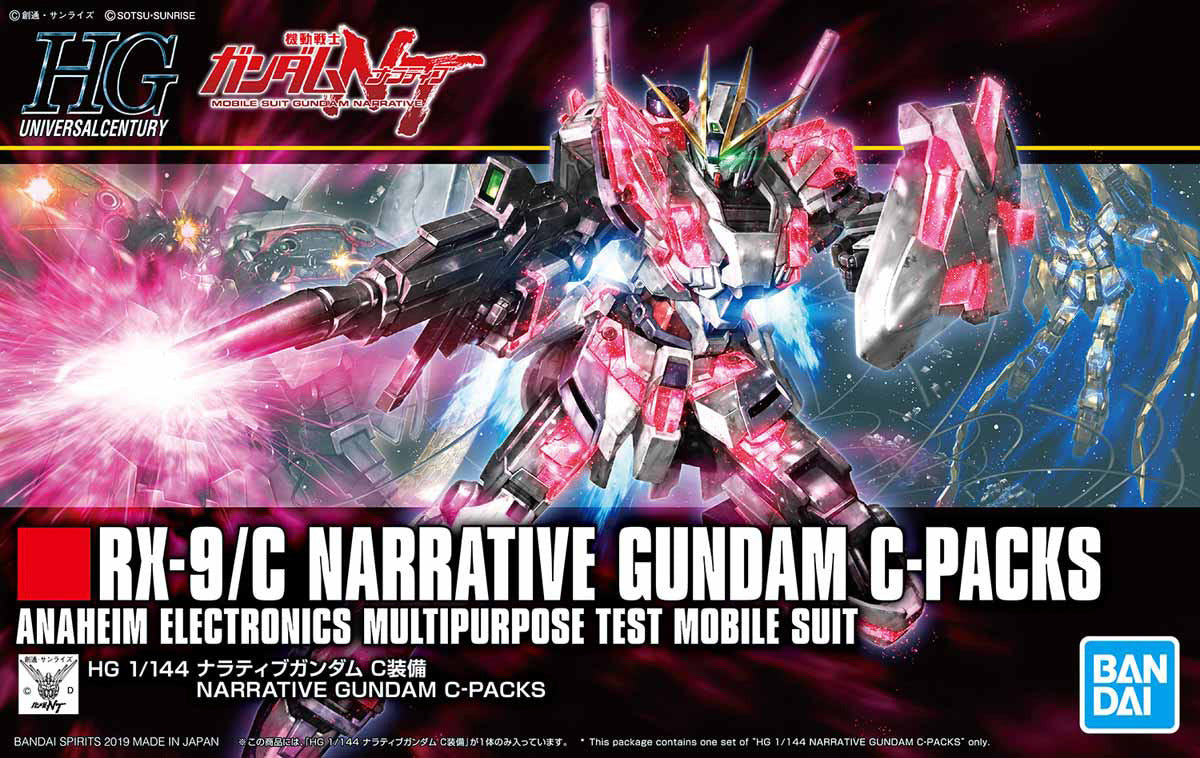 Bandai HGUC 1:144 Narrative Gundam C-Packs - MK56760