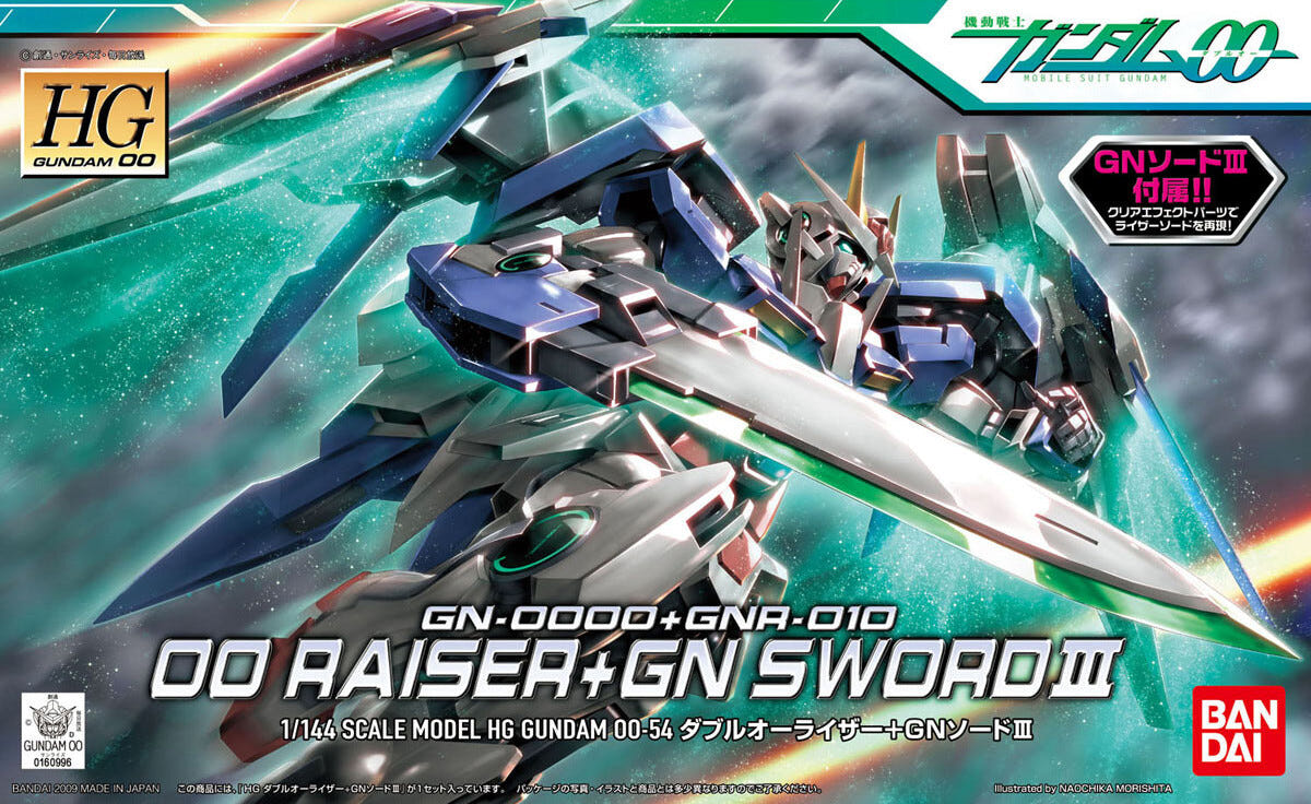 Bandai HG 1:144 00 Raiser & GN Sword III - MK57383