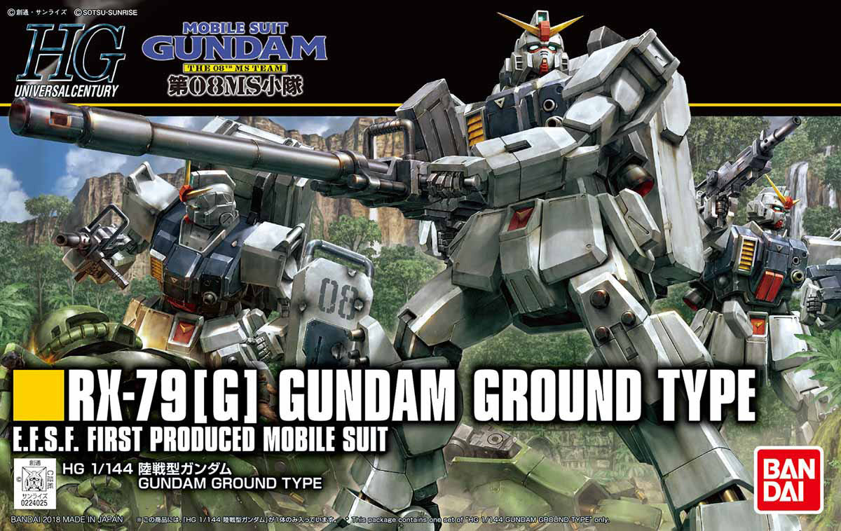 Bandai HG 1:144 Gundam Ground Type - MK59169