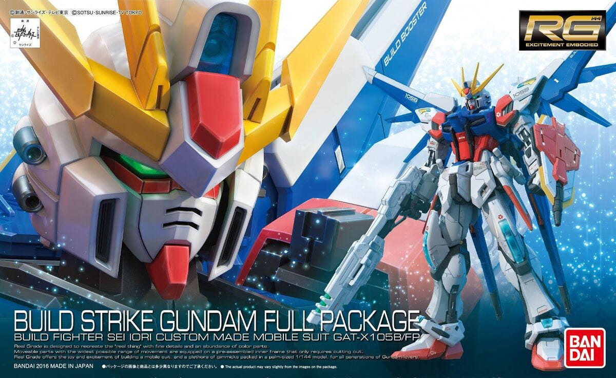 Bandai RG 1:144 Build Strike Gundam Full Package - MK63084
