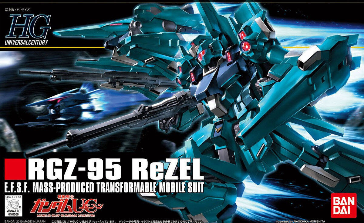 Bandai HGUC 1:144 Rezel - MK64089