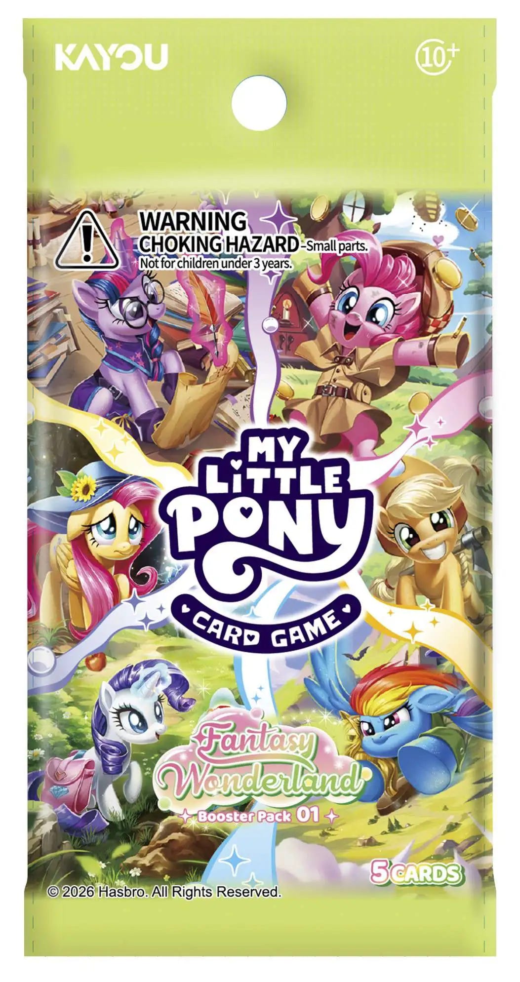 My Little Pony Trading Card Game - Fantasy Wonderlands - Foil Booster Box (20 Packs) - Series 1 – single foil booster pack