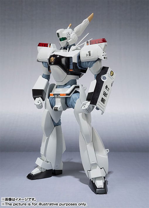 Patlabor Robot Spirits Ingram 1st action figure by Bandai Tamashii Nations, front three-quarter view