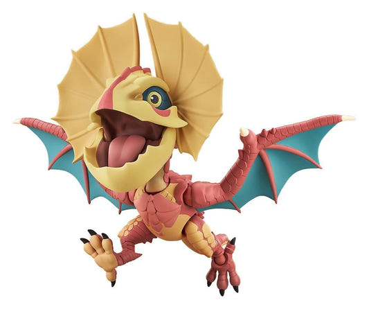 Good Smile Company Nendoroid Yian Kut-Ku figure from Monster Hunter with frilled ears and wings spread