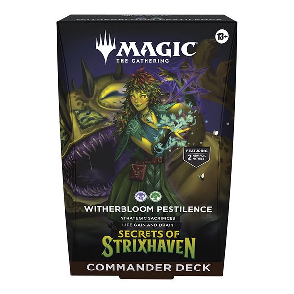 MTG -  Secrets of Strixhaven Commander Deck - Witherbloom Pestilence - Loaded Dice