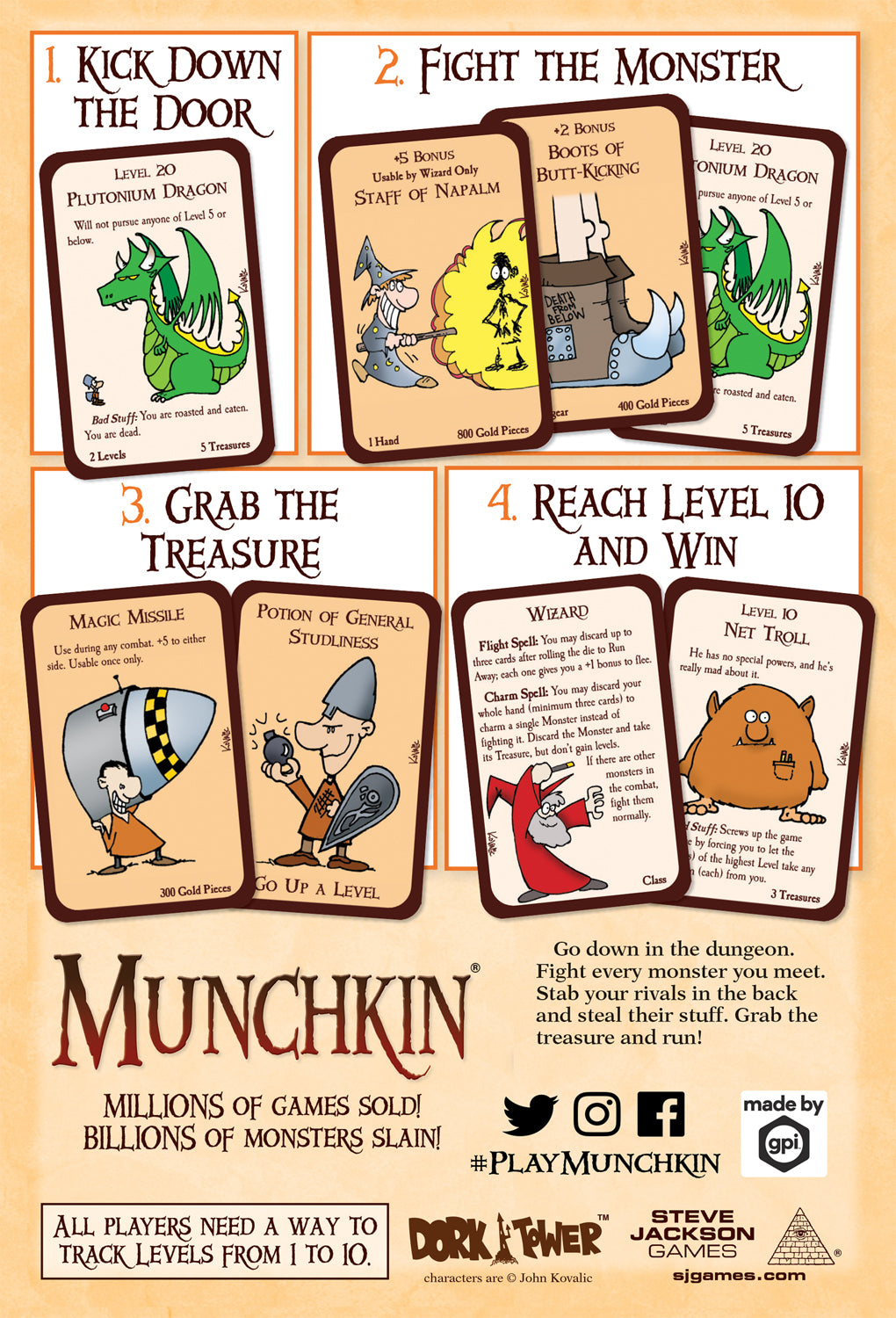 Munchkin Card Game - Loaded Dice