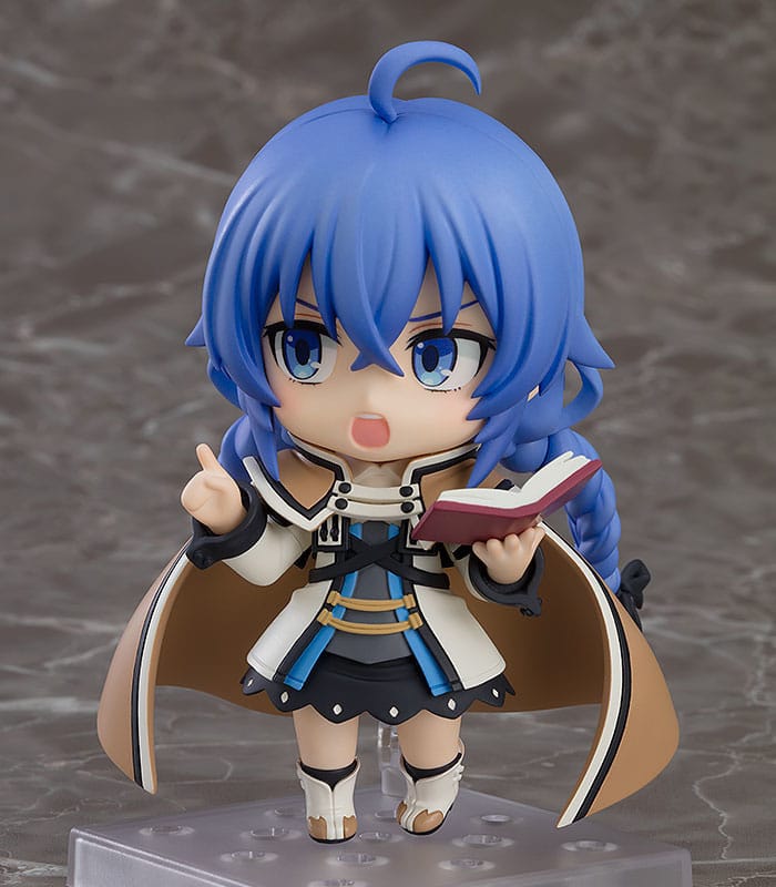 Roxy Migurdia Nendoroid without hat, pointing a finger while holding a book, Mushoku Tensei