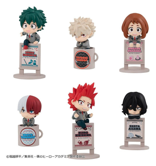 My Hero Academia Ochatomo Series Mini Figures A Little Break Tea Time 4 cm Blind Box Display (6)