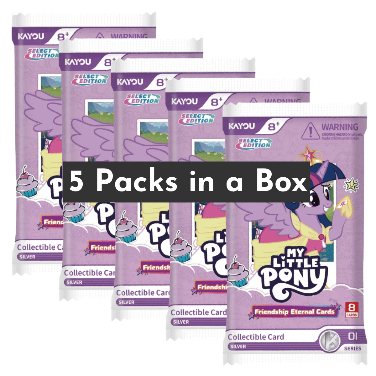 Asmodee My Little Pony Friendship Eternal Cards - Fun Moments Collector Box (5 Packs) – image 2