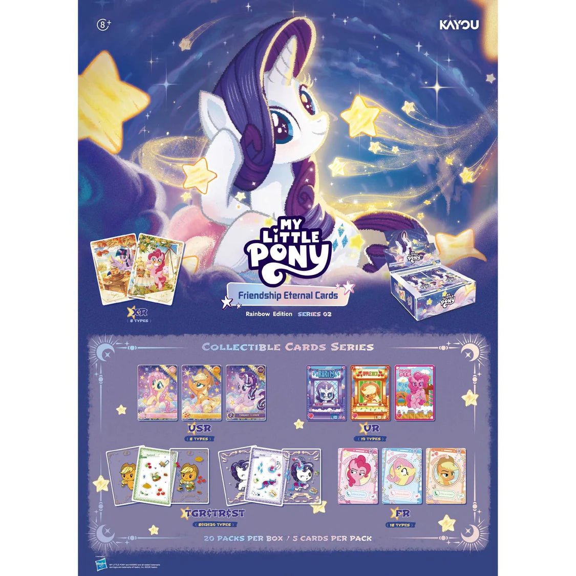 My Little Pony-Friendship Eternal Cards-Rainbow Edition Foil Booster Pack