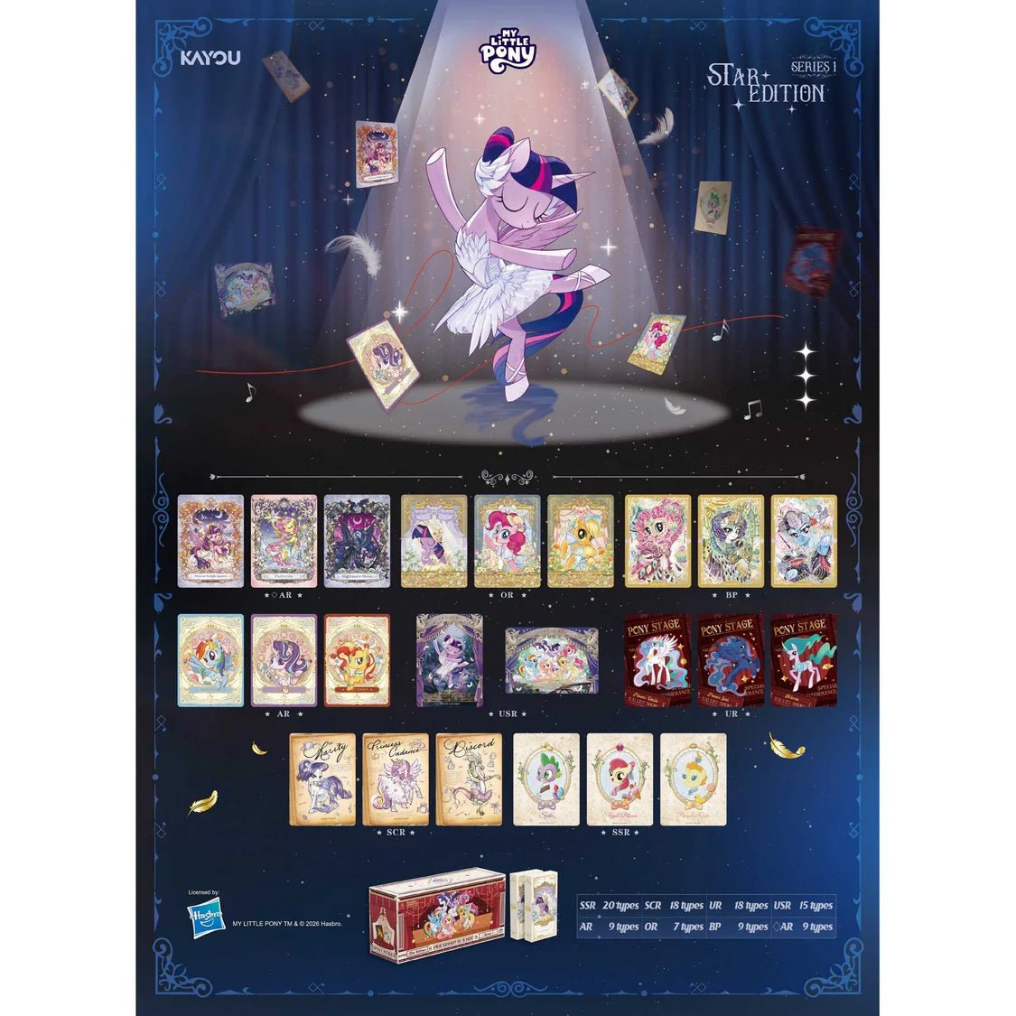 My Little Pony-Friendship Eternal Cards-Star Edition Series 1 (16 Mini Boxes) - Loaded Dice