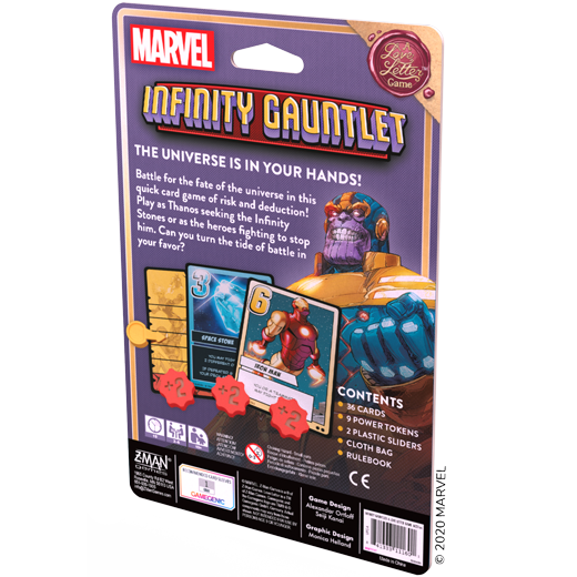 Infinity Gauntlet: A Love Letter Game - Loaded Dice Barry Vale of Glamorgan CF64 3HD
