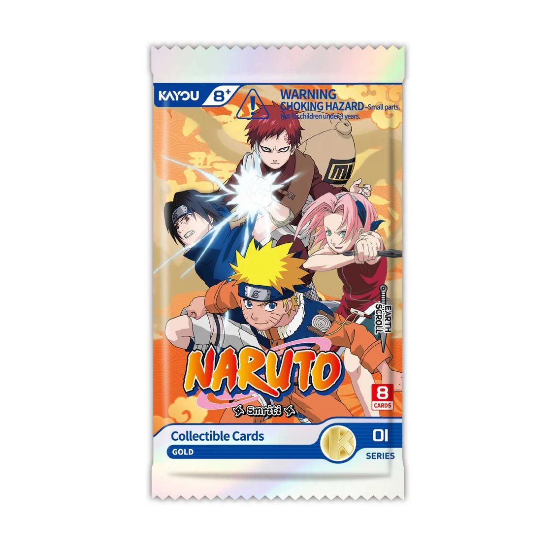 NARUTO - Smriti Collectible Cards - Earth Scroll Foil Booster Pack booster pack