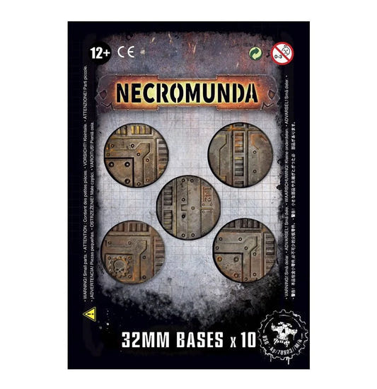 Necromunda: 32mm Bases (x10) - Loaded Dice