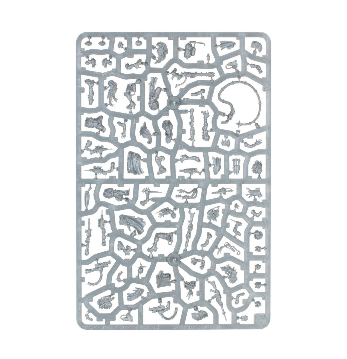 Necromunda Escher Blades of the Matriarch unpainted plastic sprue