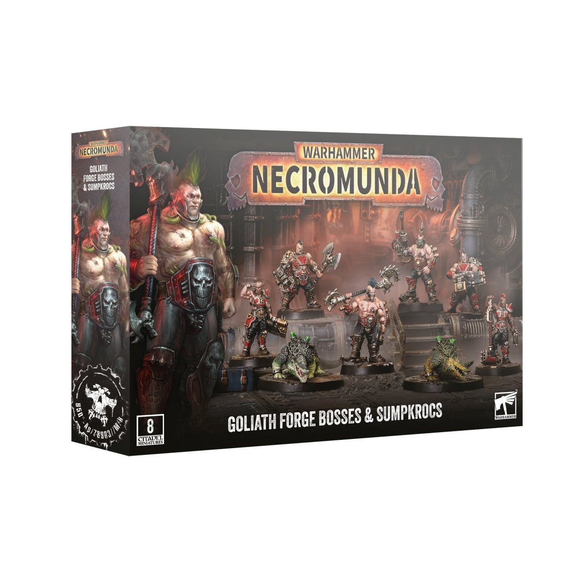 GW 301-76 — Necromunda: Goliath Forge Bosses & Sumpkrocs