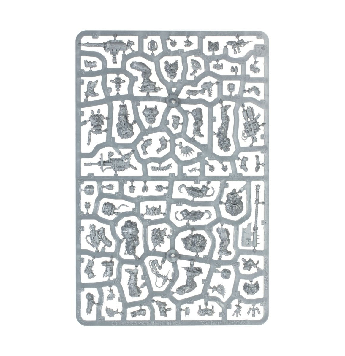 Necromunda Goliath Forge Smelters unpainted plastic sprue