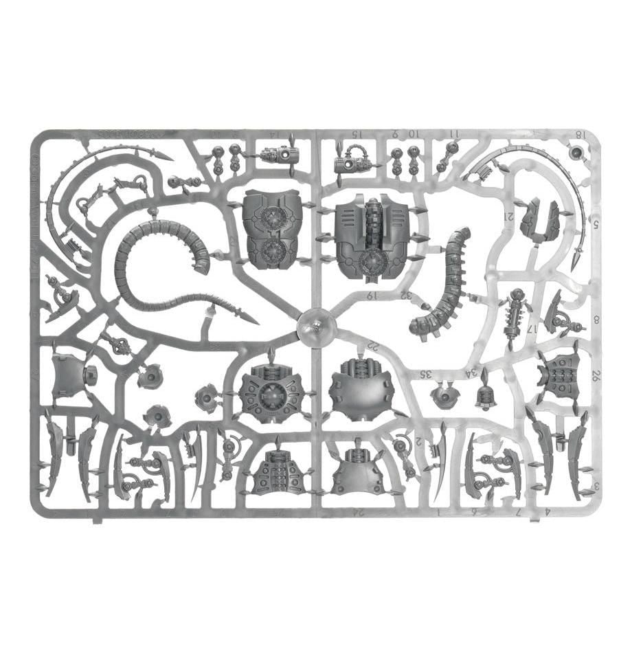 Necrons: Canoptek Wraiths sprue contents - Loaded Dice