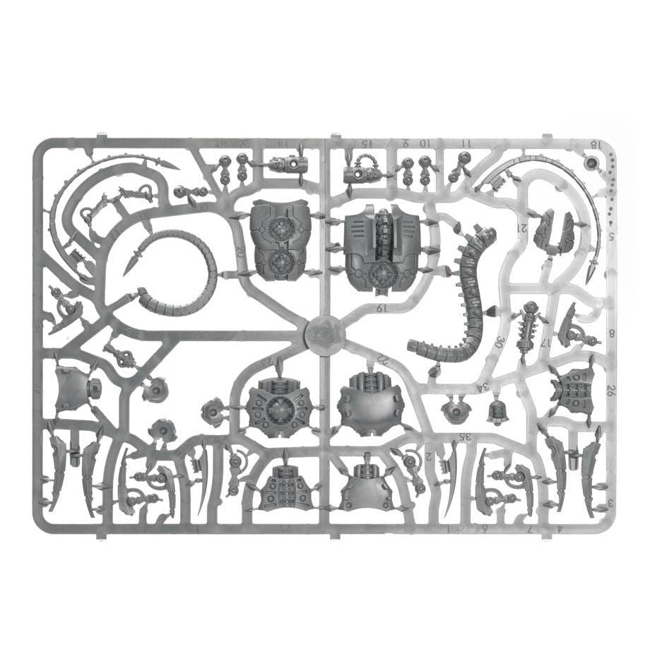 Necrons: Canoptek Wraiths sprue contents - Loaded Dice