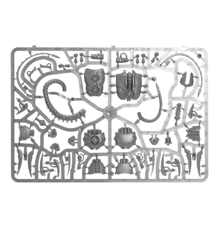 Necrons: Canoptek Wraiths sprue contents - Loaded Dice