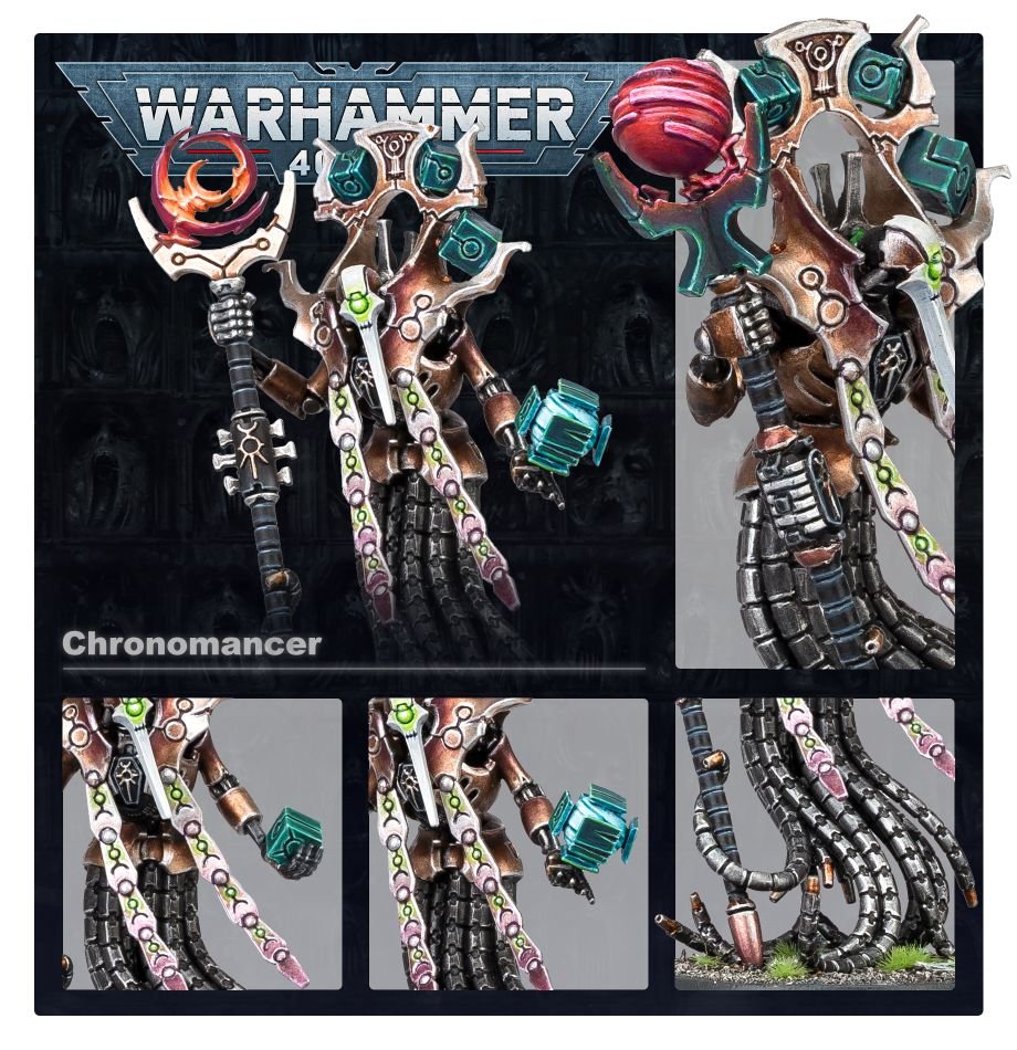 Necrons: Chronomancer model detail - Loaded Dice