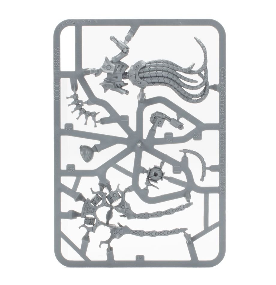 Necrons: Chronomancer sprue contents - Loaded Dice