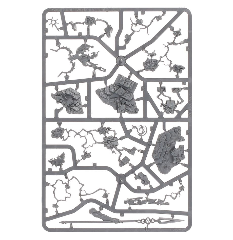 Necrons: C'Tan Shard of The Void Dragon sprue contents - Loaded Dice