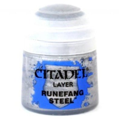 Citadel Layer Runefang Steel 12ml paint pot, Games Workshop