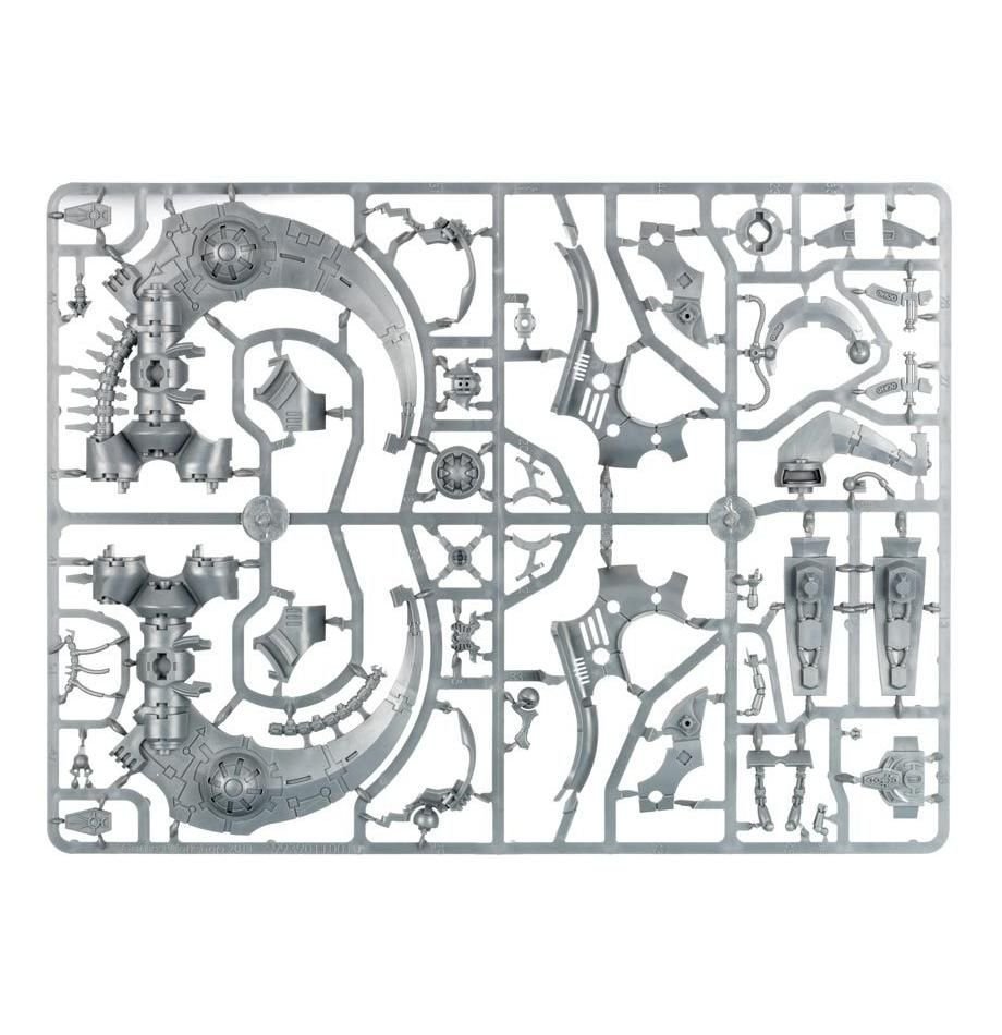 Necrons: Ghost Ark sprue contents - Loaded Dice