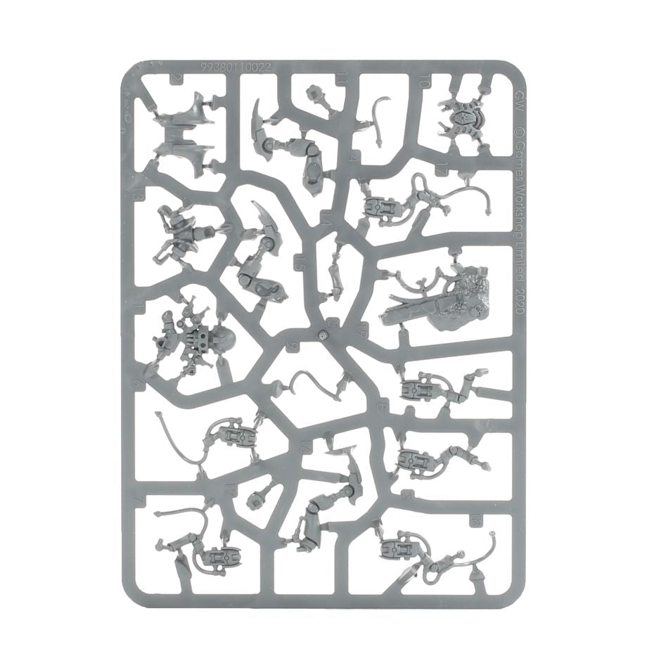 Necrons: Hexmark Destroyer sprue contents - Loaded Dice