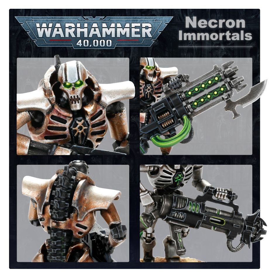 Necrons: Immortals / Deathmarks model detail - Loaded Dice