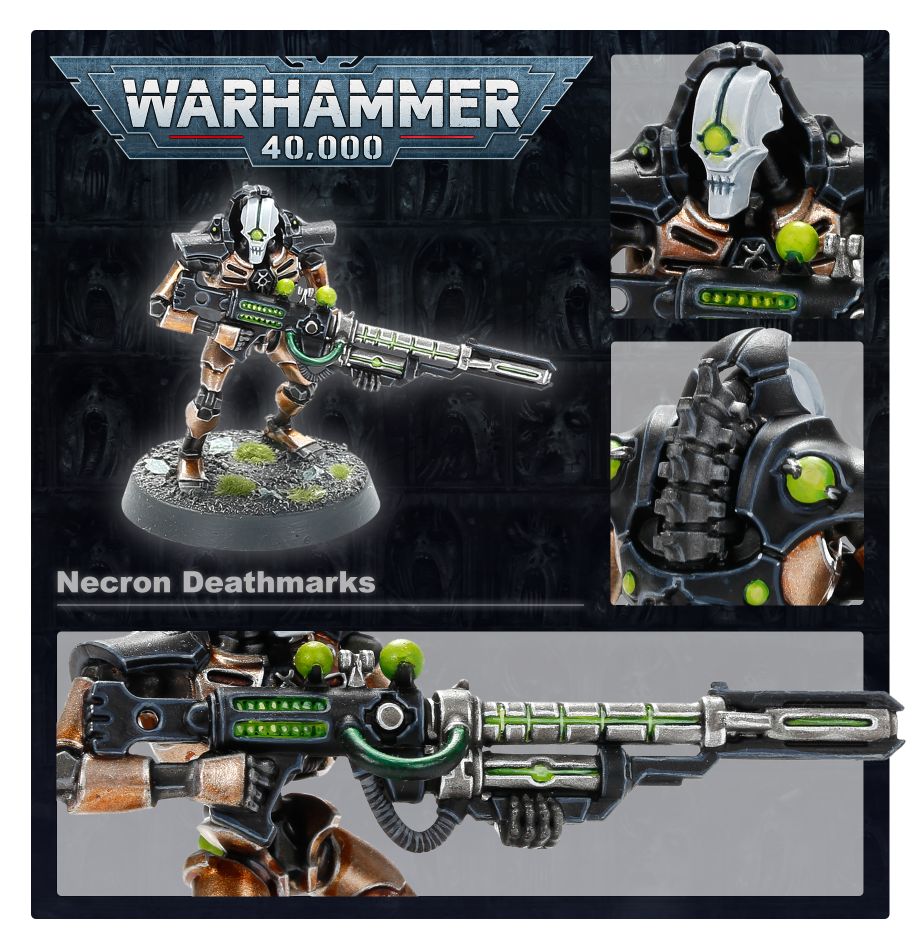 Necrons: Immortals / Deathmarks model detail - Loaded Dice