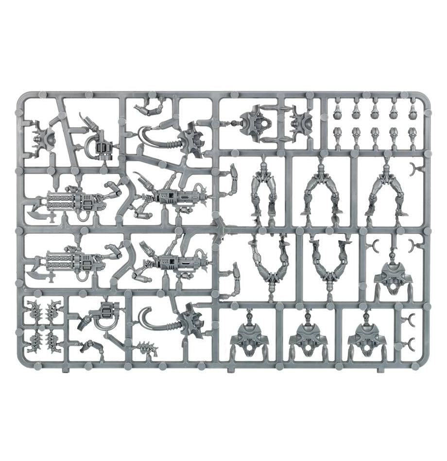 Necrons: Immortals / Deathmarks sprue contents - Loaded Dice