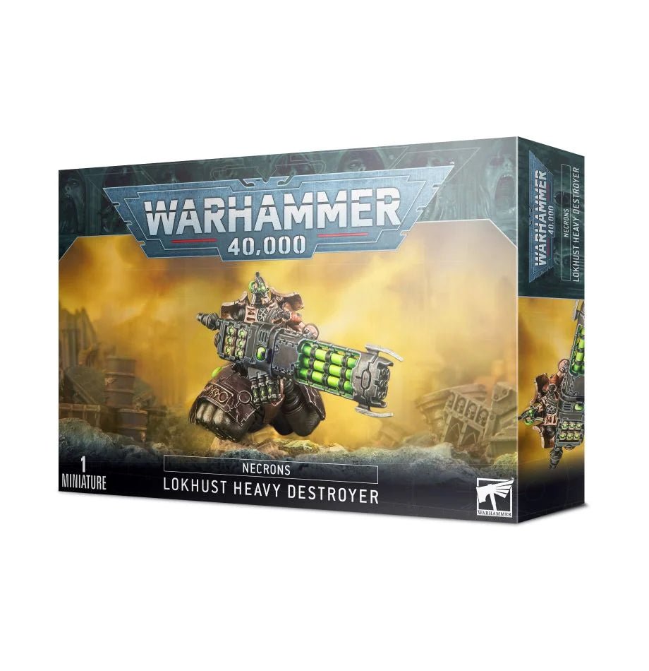 Warhammer 40,000 Necrons Lokhust Heavy Destroyer box, 1 miniature