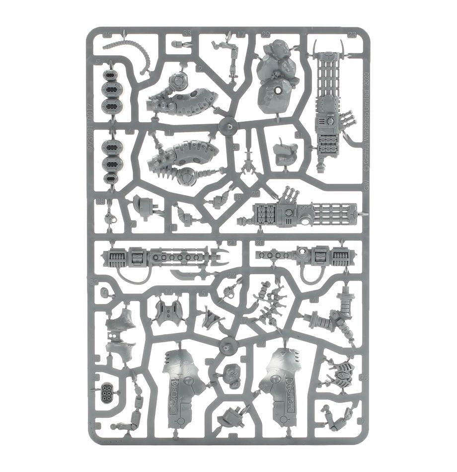 Lokhust Heavy Destroyer unpainted push-fit plastic sprue