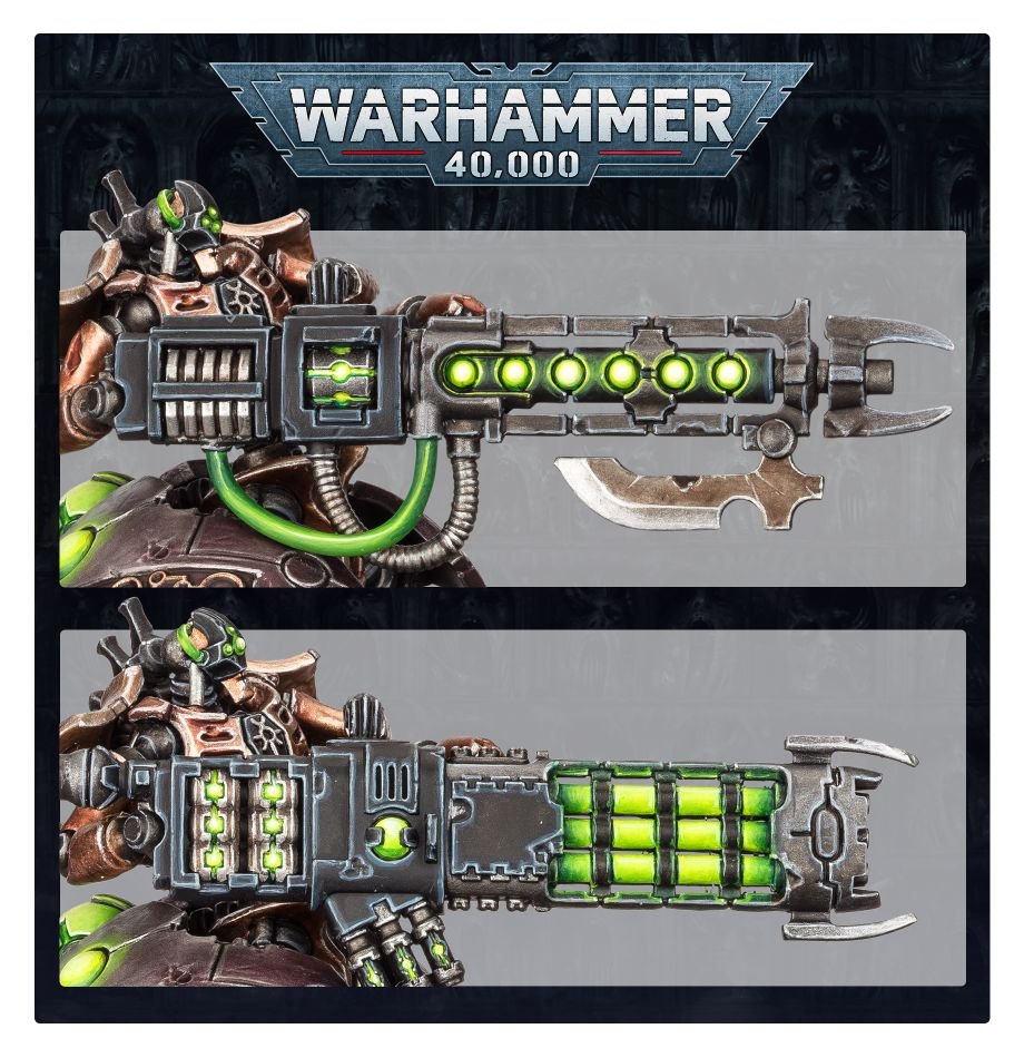 Necrons: Lokhusts Heavy Destroyer model detail - Loaded Dice