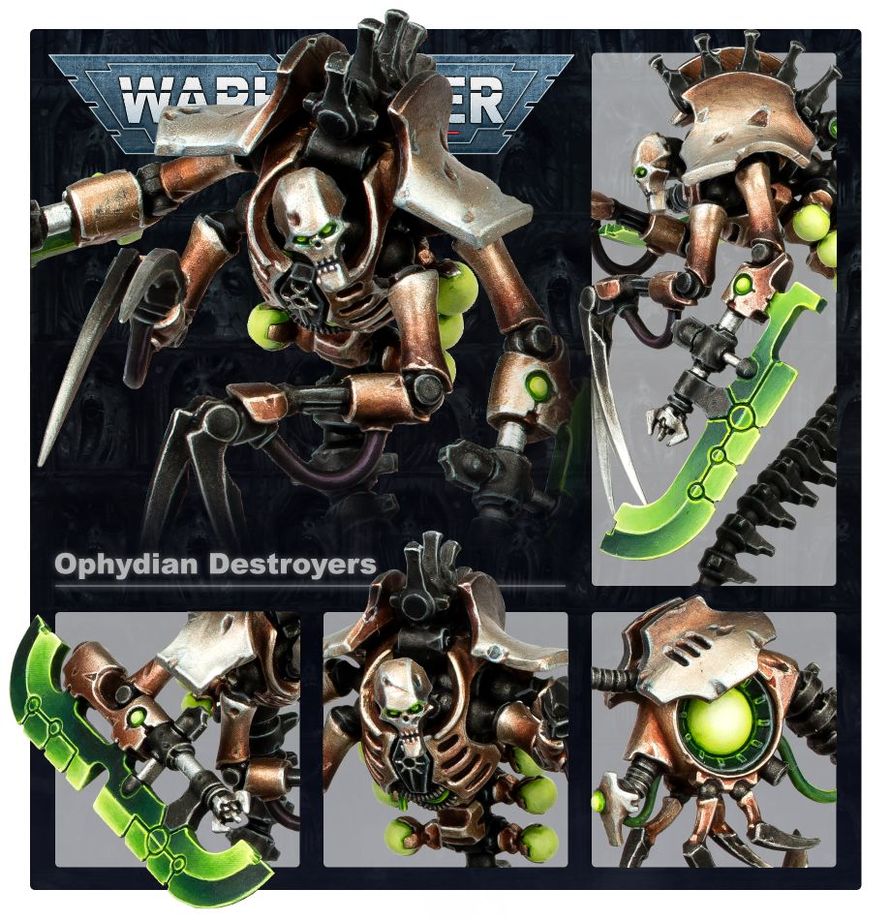 Necrons: Ophydian Destroyers - Loaded Dice