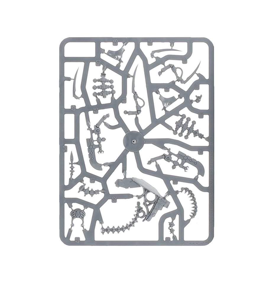 Necrons: Ophydian Destroyers sprue contents - Loaded Dice