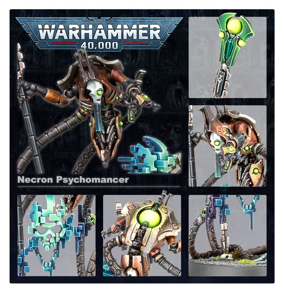 Necrons: Psychomancer model detail - Loaded Dice