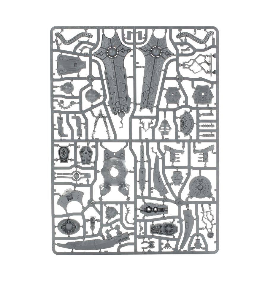 Necrons: Szarekh The Silent King sprue contents - Loaded Dice