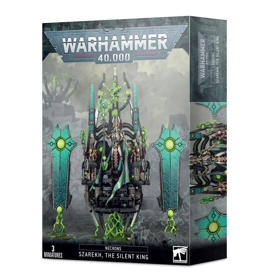 Games Workshop Warhammer 40,000 Necrons Szarekh, the Silent King box front
