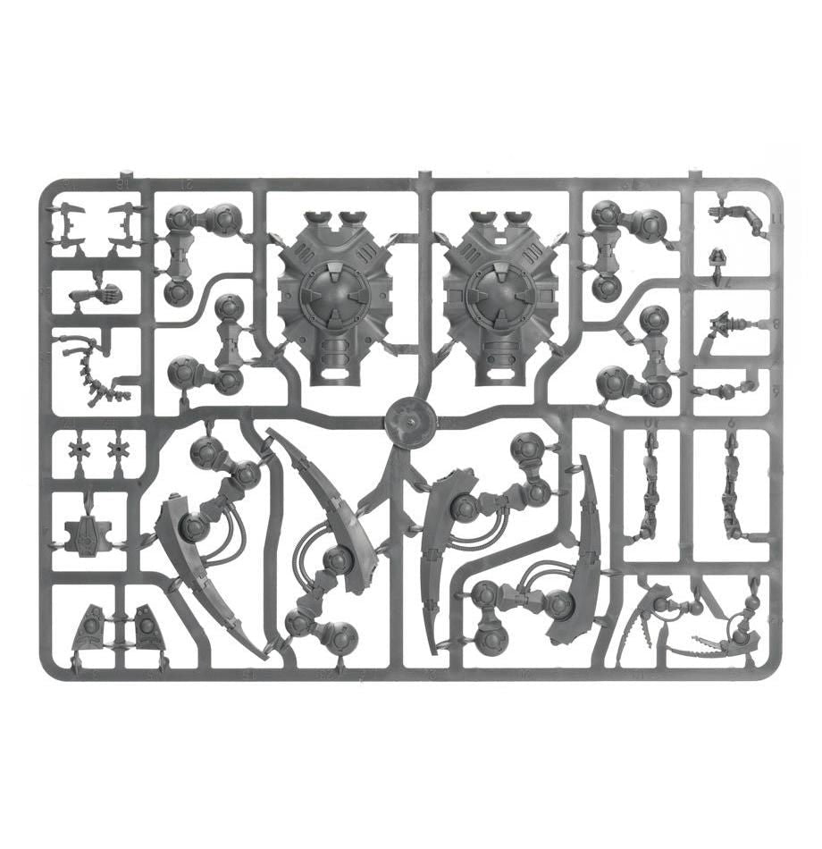 Necrons: Triarch Stalker sprue contents - Loaded Dice