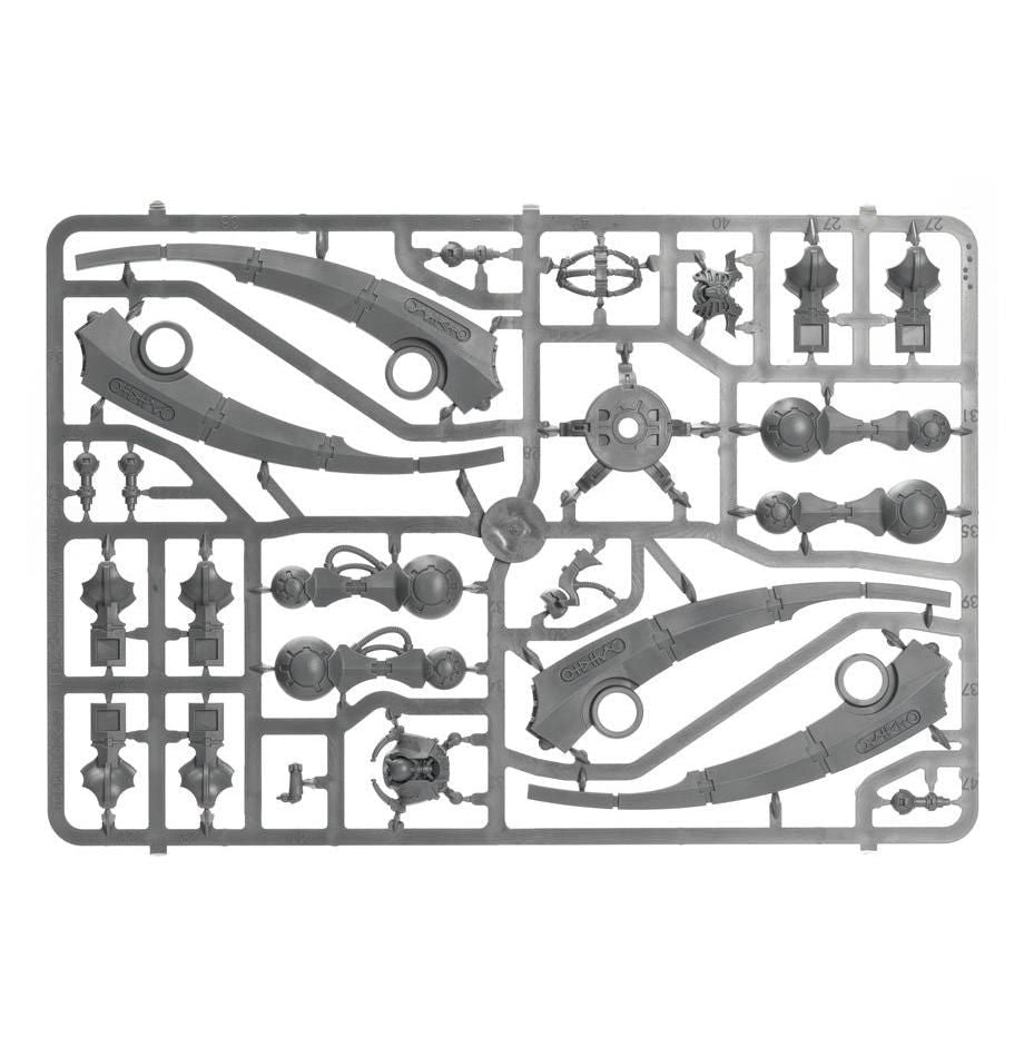 Necrons: Triarch Stalker sprue contents - Loaded Dice