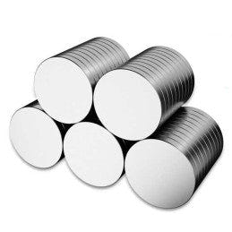 Neodymium Magnets 8x2mm - 50 units (N52) - Loaded Dice