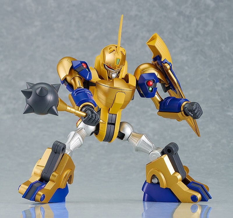 Moderoid King Squasher front view swinging a spiked mace, NG Knight Lamune & 40