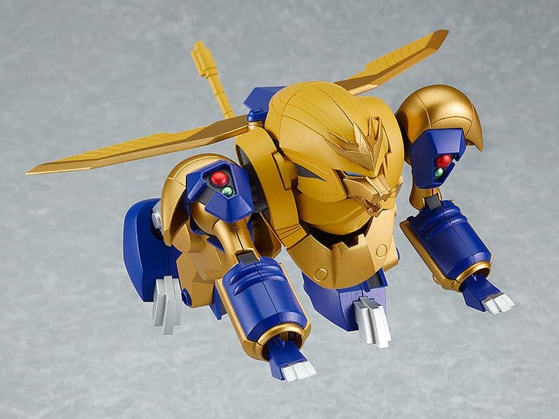 Moderoid King Squasher transformed into gold lion Samurai On mode