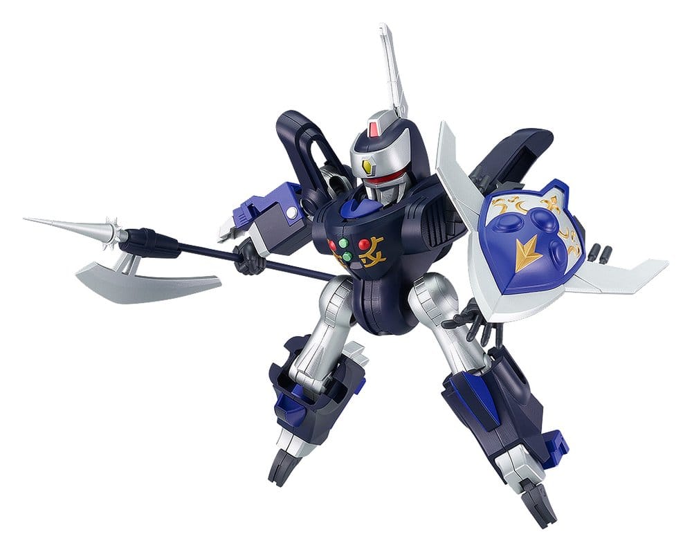 Good Smile Moderoid Queen Cideron with spear and shield, white background