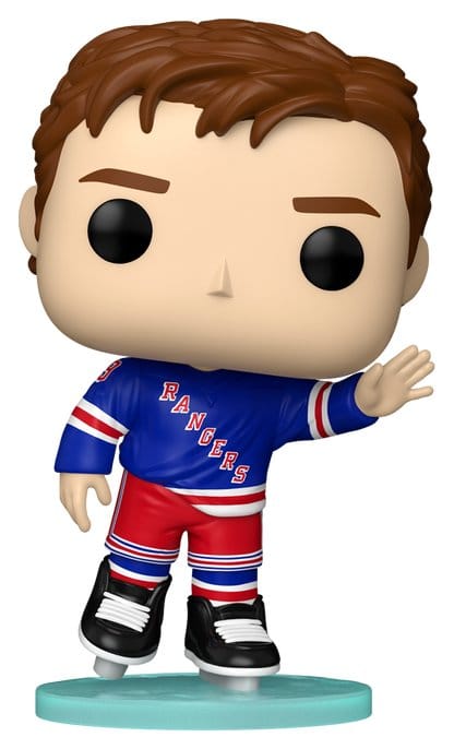 Funko POP! Hockey Wayne Gretzky in New York Rangers kit on skates, waving